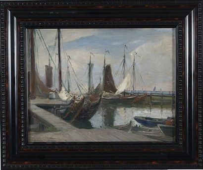 ROULLET Gaston (1847 - 1925)
Sailboats in...