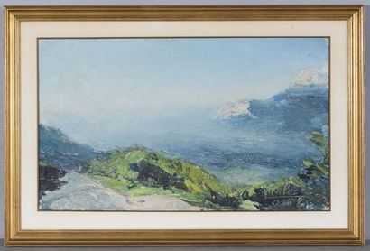 CALES Pierre (1870 - 1961)
Landscape,
Oil...