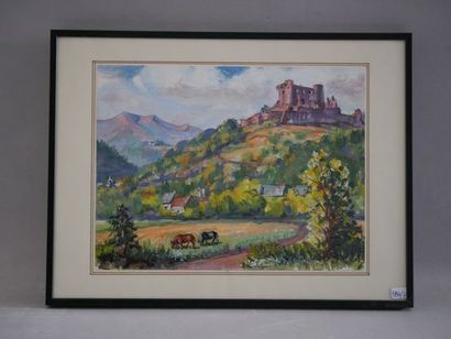 CHANONAT Ernest (1907 - 1995)
Castle of Murol,...