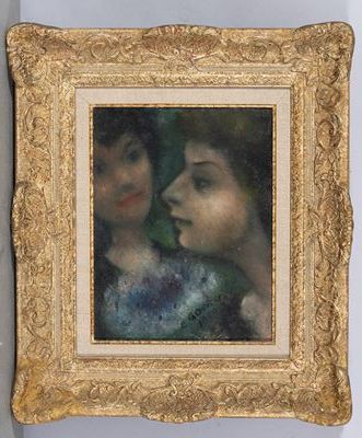 GOERG Edouard (1893 - 1969)
Profil aux fleurs...