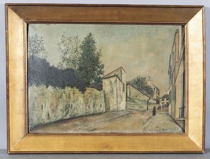 UTRILLO Maurice (1883 - 1955)
Rue des Saules,...