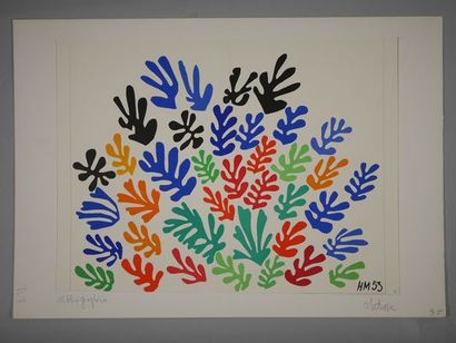 Henri MATISSE (1869-1954) after
the Gerbe.
Lithograph...