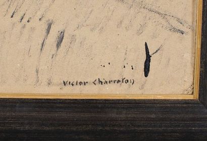 CHARRETON Victor (1864 - 1936)
Landscape,
Ink...