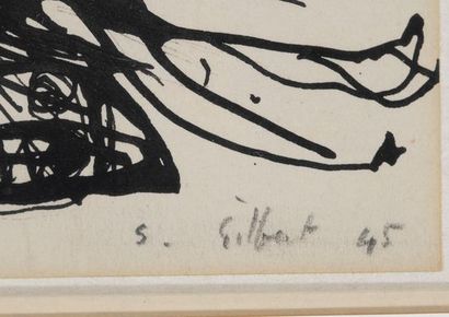 GILBERT Stephen (1910 - 2007)
Sans titre,
dessin...