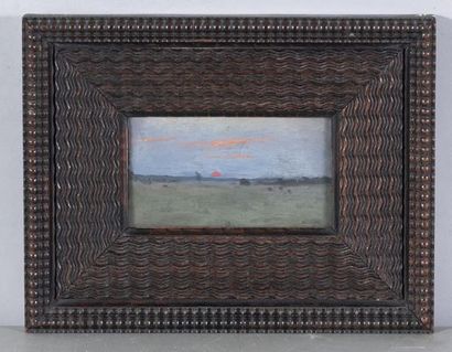 CIROU Paul (1869 - 1951)
Audouville, evening,
Hsp...