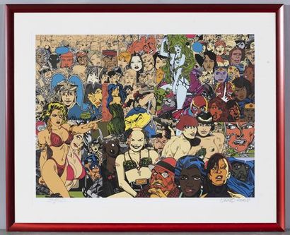 ERRO Gudmundur (born 1932)
Fresco,
Serigraph...