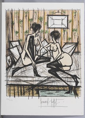 Bernard BUFFET (1928-1999)
Jeux de Dames....