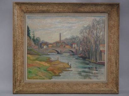 CHAILLET Robert (born in 1896)
View of Pontgibaud,
Hst...