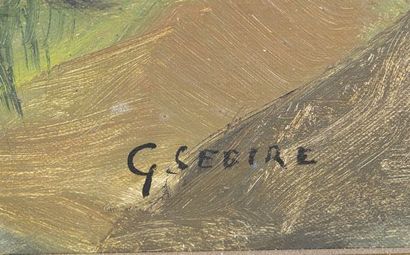 SEBIRE Gaston (1920 - 2001)
Seaside,
Hst...