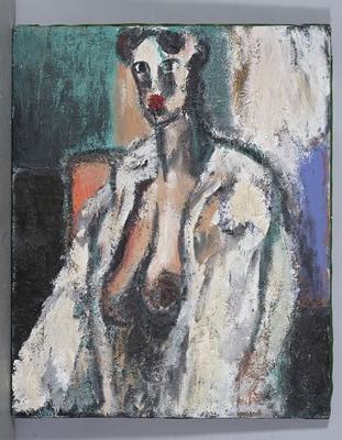 LEGRAND Claude
Nude,
Painting on felt signed...