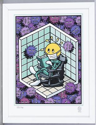 SPEEDY Graphito, 
On the seat,
Serigraph...