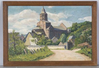 DUSSOUR Louis (1905 - 1986) 
Set of 3 paintings...