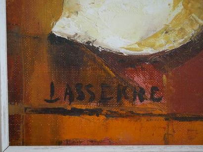 LASSERRE
Nature morte à la bouteille,
Hst...