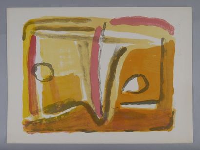 Bram VAN VELDE (1895-1981)
Yellow course....