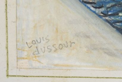 DUSSOUR Louis (1905 - 1986)
Sails of fishing...