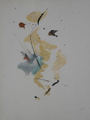 MIOTTE Jean,
Abstraction jaune,
Acrylique...