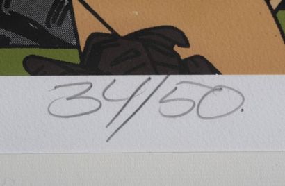 ERRO Gudmundur (born 1932)
Fresco,
Serigraph...