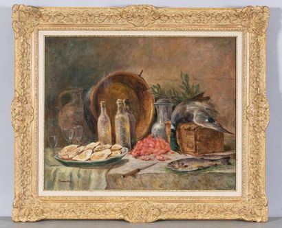 BONNETON Louis (1851 - 1933)
Still life with...