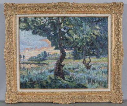 GUILLAUMIN Armand (1841 - 1927)
River bank...