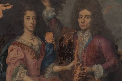 Ecole FRANCAISE vers 1700,
Portrait d'un...