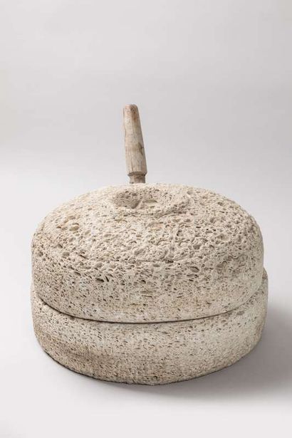Stone salt mill
Spain
Height 22 cm, diameter...