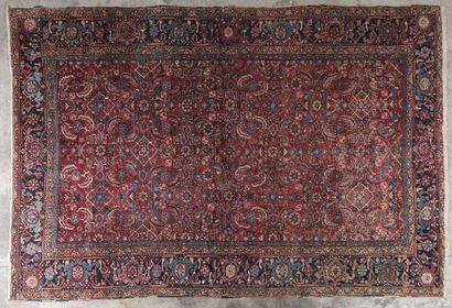 Heriz carpet (cotton warp and weft, wool...
