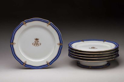 LAHOCHE ET PANIER - Crystal staircase
5 plates...