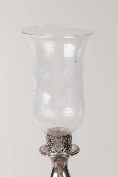 Thermos in silver plated metal PIETÀTERRE,...