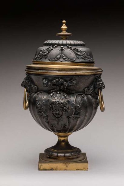 Oudry & Cie publishers
Gilt bronze and blackened...