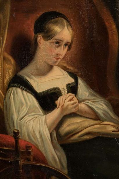 SCHEFFER Ary (After)
Portrait of a seated...