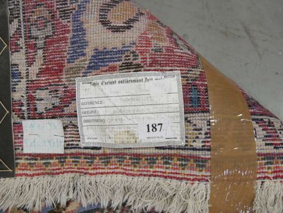 Baktiar hand-knotted carpet, compartmentalized...