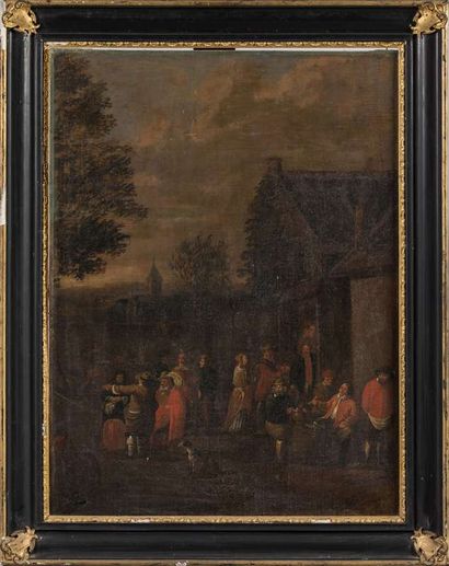 Flemish school of the 17th century, 
Outdoor...
