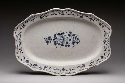 Large dish in earthenware of Clermont-Ferrand...