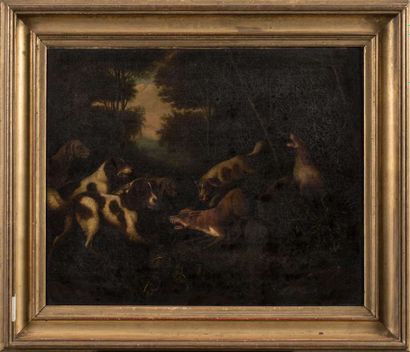 In the taste of Adriaen BEELDEMAKER..,
Fight...
