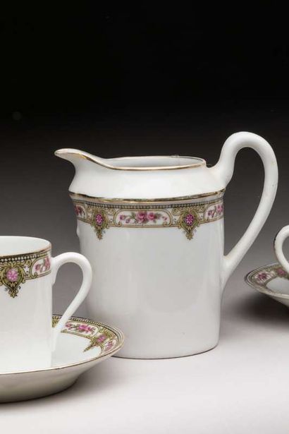 Part of coffee and table service of Limoges...