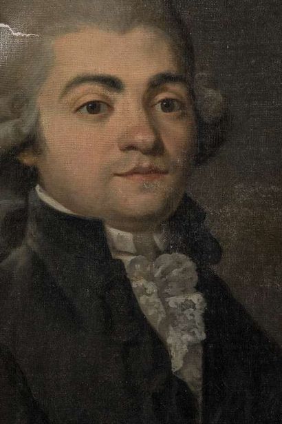 French school of the 18th century, 
Portrait...