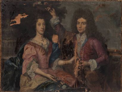 Ecole FRANCAISE vers 1700,
Portrait d'un...