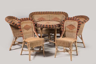 Rattan winter garden furniture including...