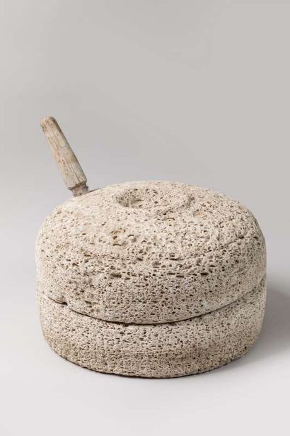 Stone salt mill
Spain
Height 22 cm, diameter...