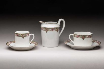 Part of coffee and table service of Limoges...