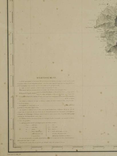 Engraving of the Navy representing a map...