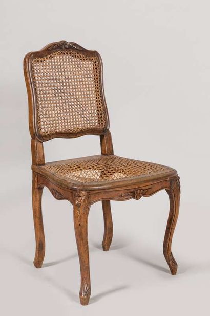 Two transformed beechwood commode chairs...
