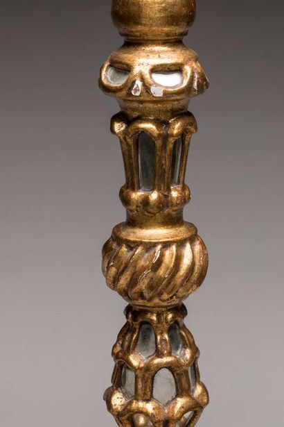 Work of the XXth century
Table lamp, wooden...