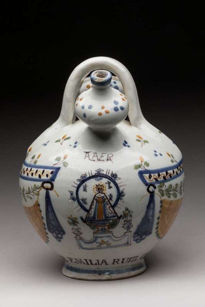 Earthenware peg, Spain - Flanders (?),
Height...