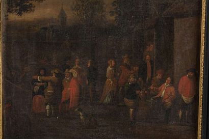 Flemish school of the 17th century, 
Outdoor...
