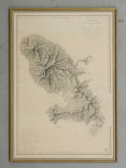 Engraving of the Navy representing a map...