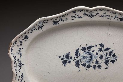 Large dish in earthenware of Clermont-Ferrand...
