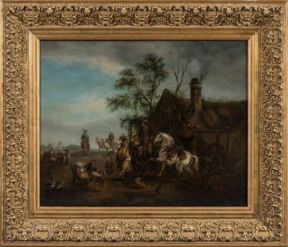Dutch school around 1800, follower of WOUWERMAN,
The...