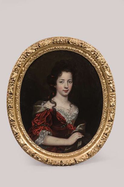 French school of the 18th century, 
Portrait...