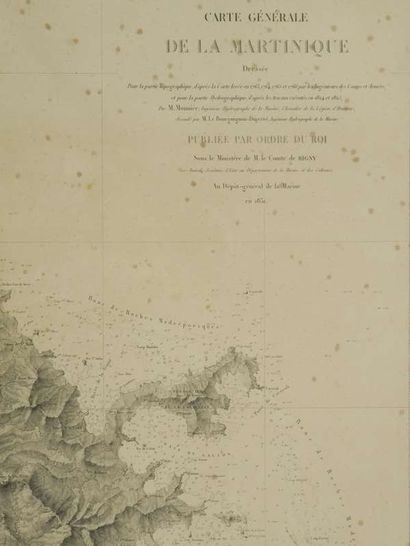 Engraving of the Navy representing a map...